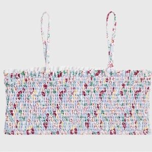 NWT - Polo Ralph Lauren Girls' Floral Smocked Top / Swimsuit Top